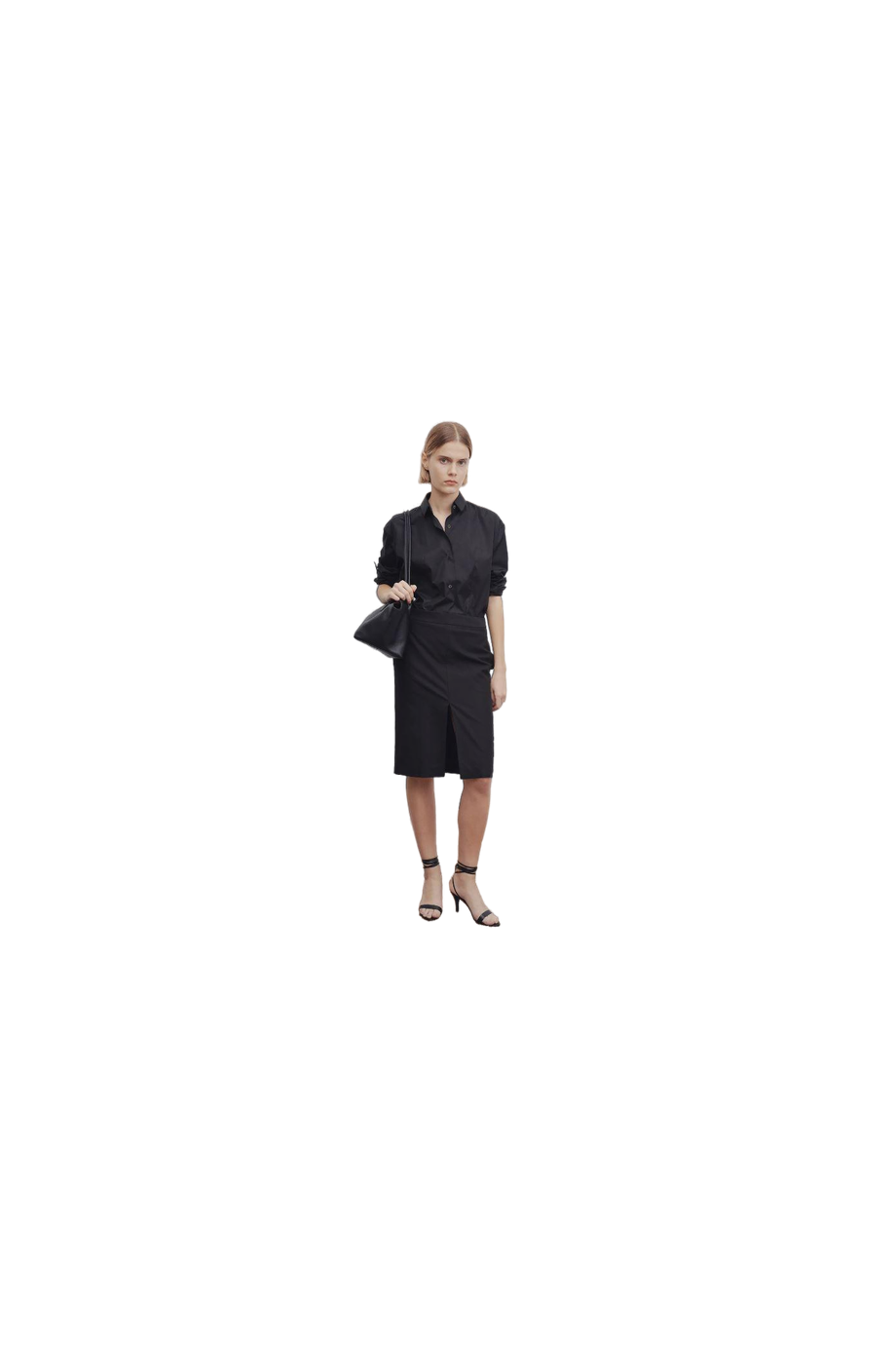 Benson cotton-cashmere midi skirt