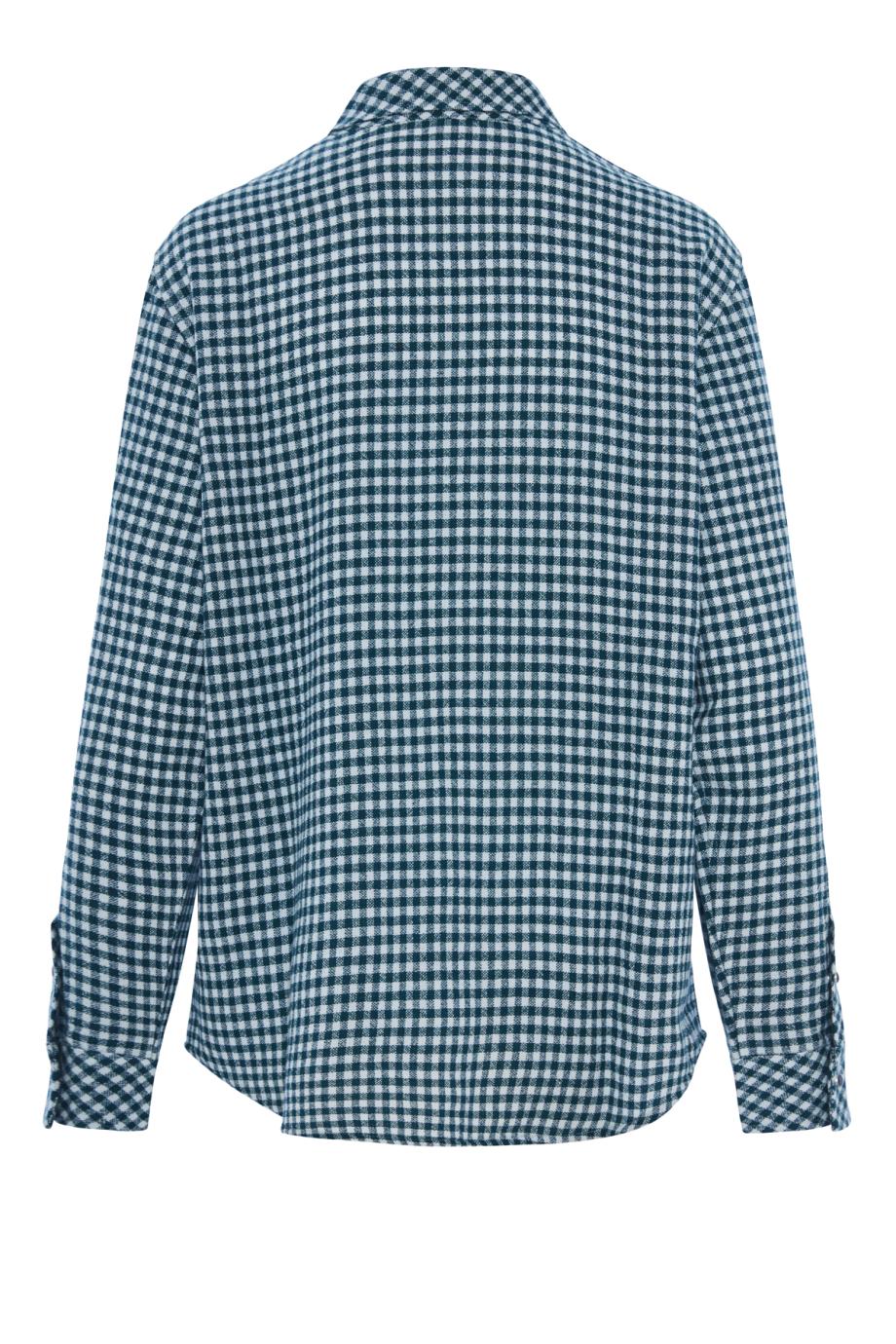 Checked cashmere shirt