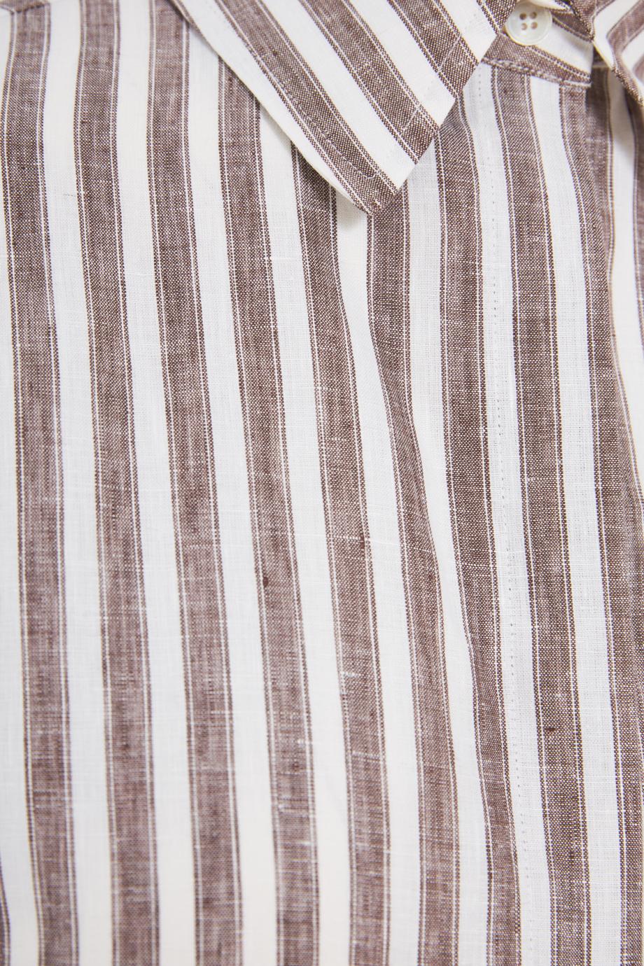 Striped linen shirt 