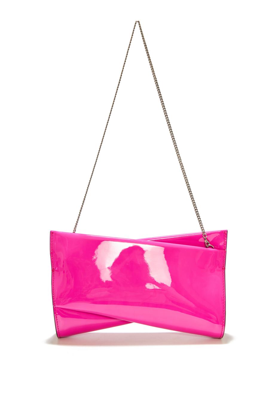 Loubitwist small patent-leather shoulder bag