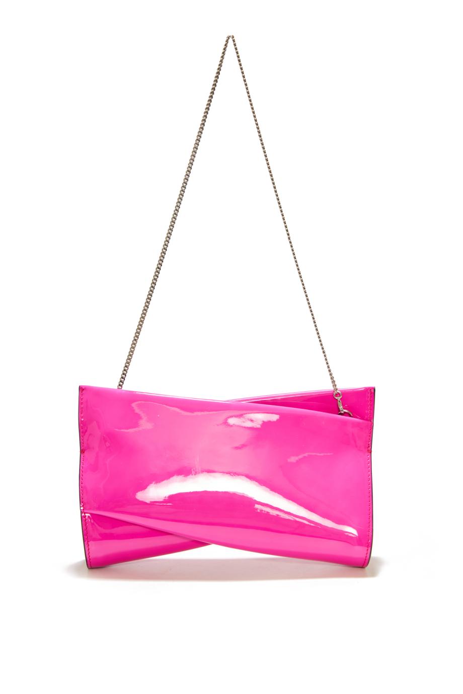 Loubitwist small patent-leather shoulder bag