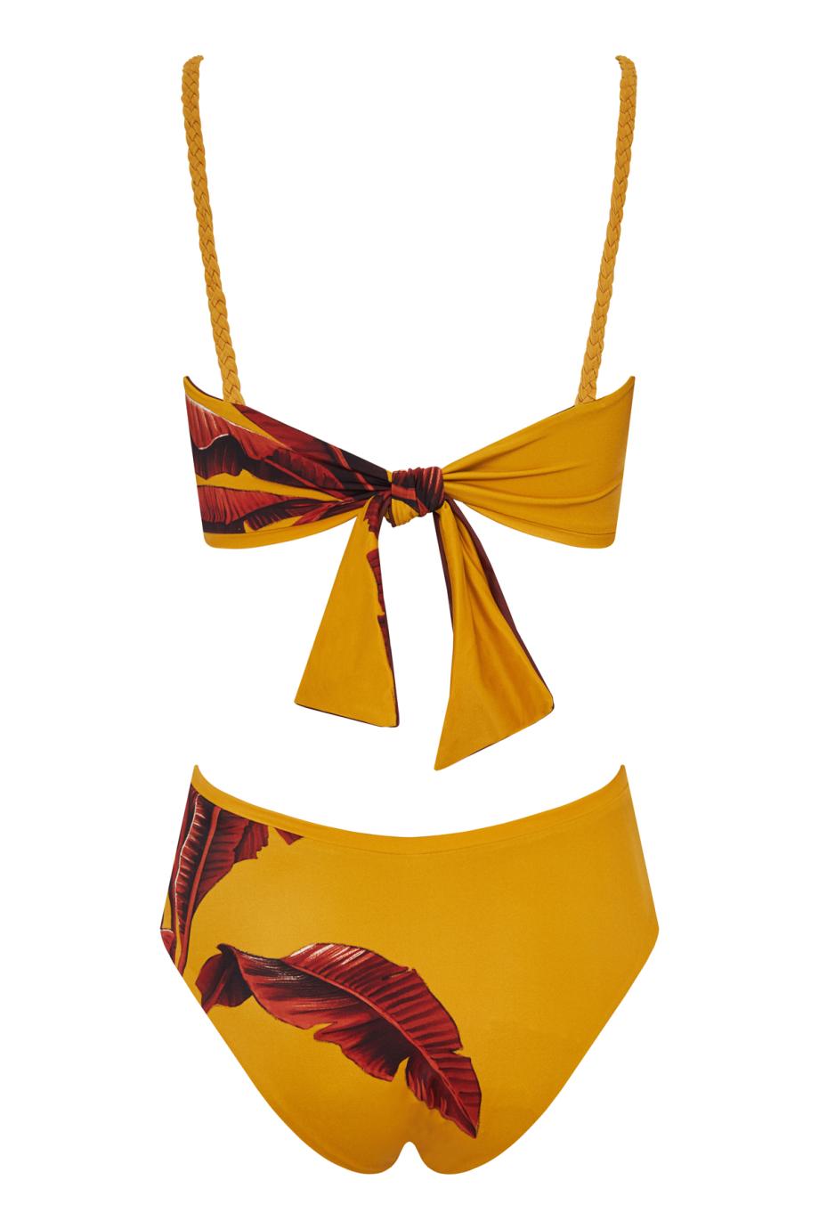 Cocoa cutout printed swimsuit 