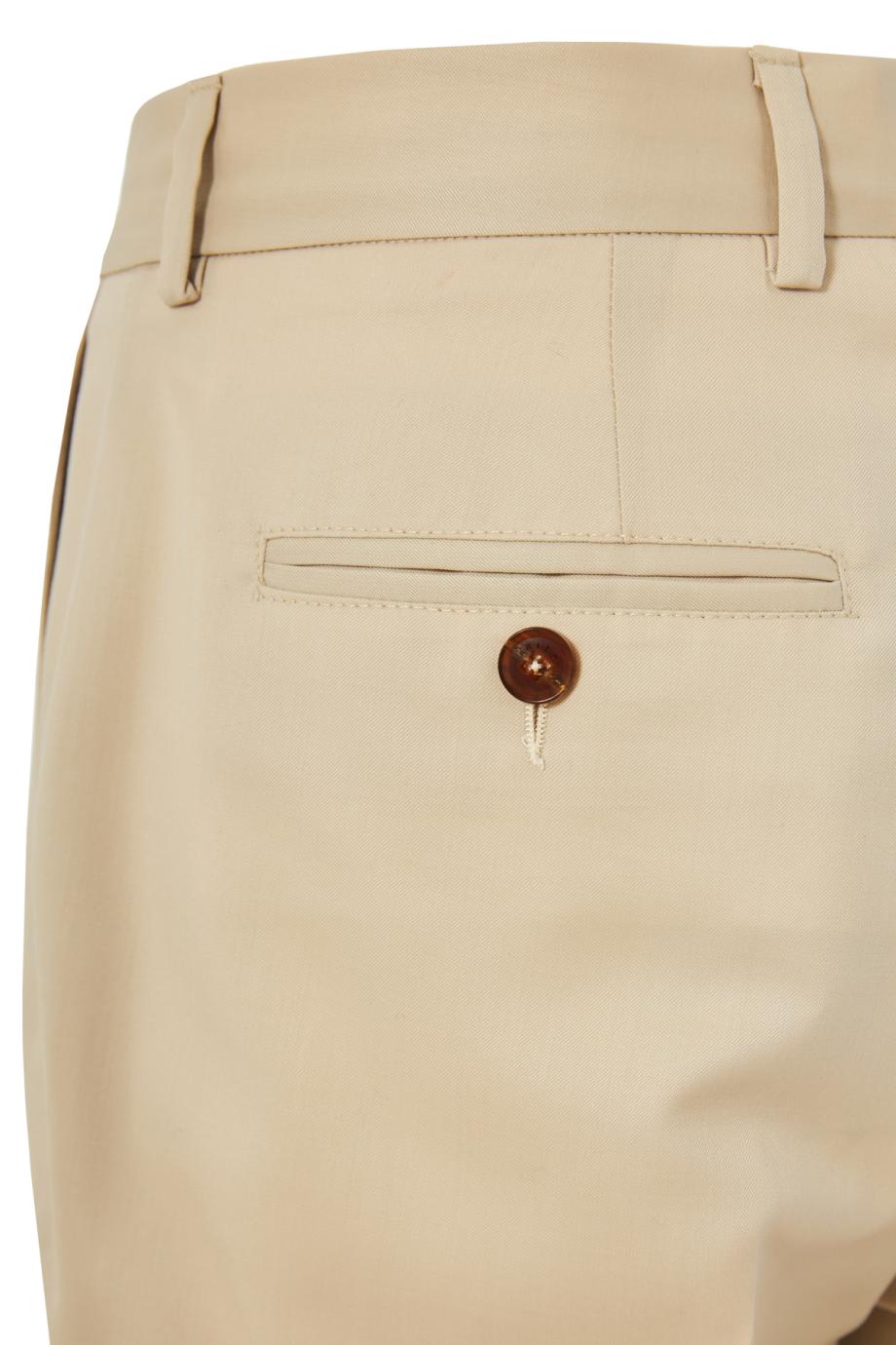 Wool-gabardine pants