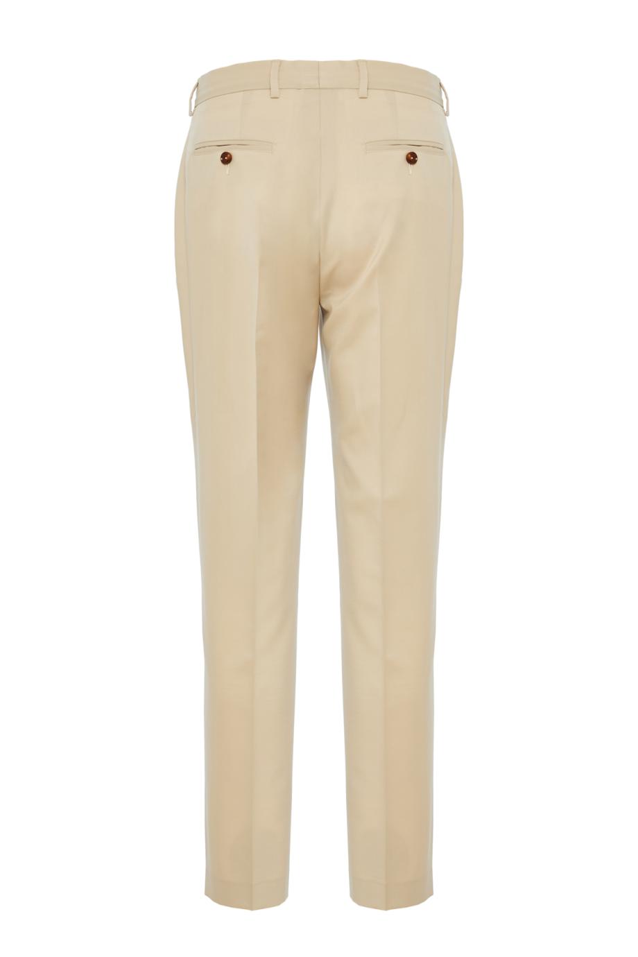 Wool-gabardine pants