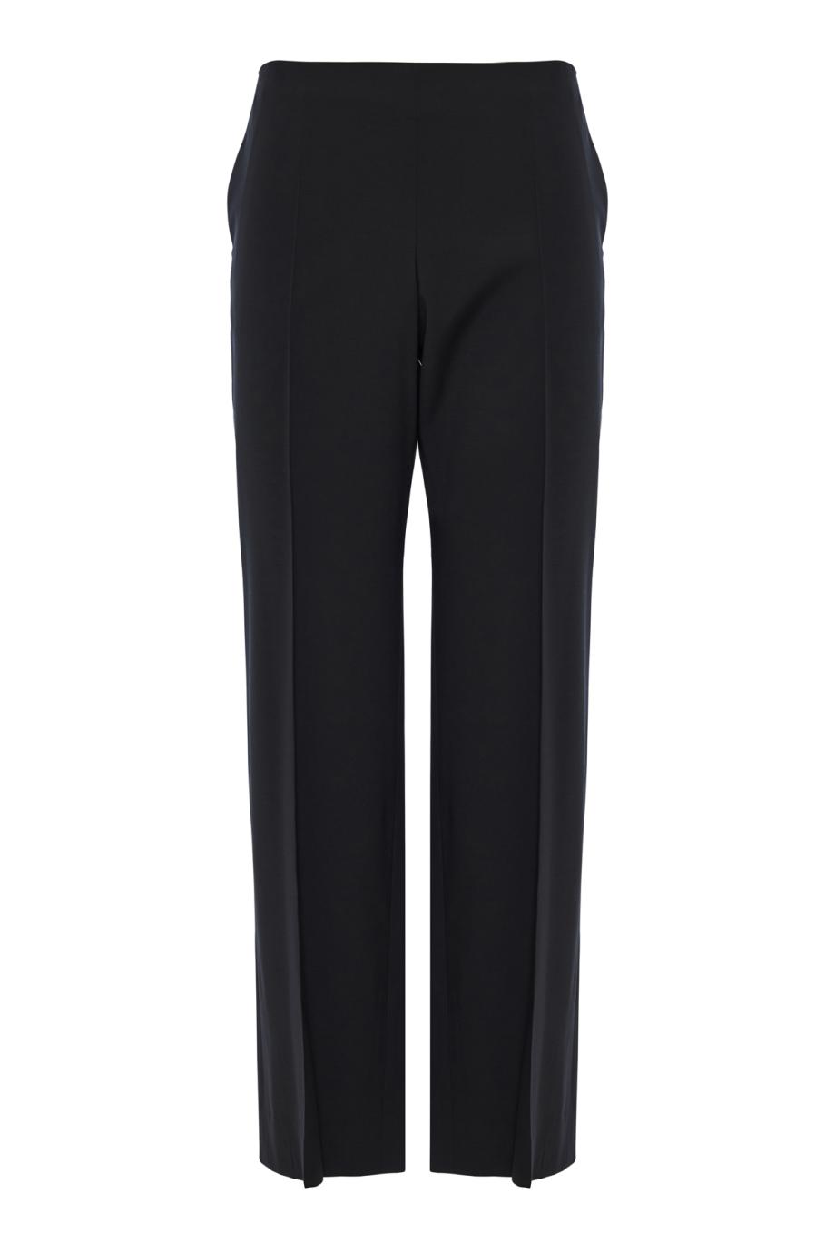 Flame wide-leg wool-blend pants