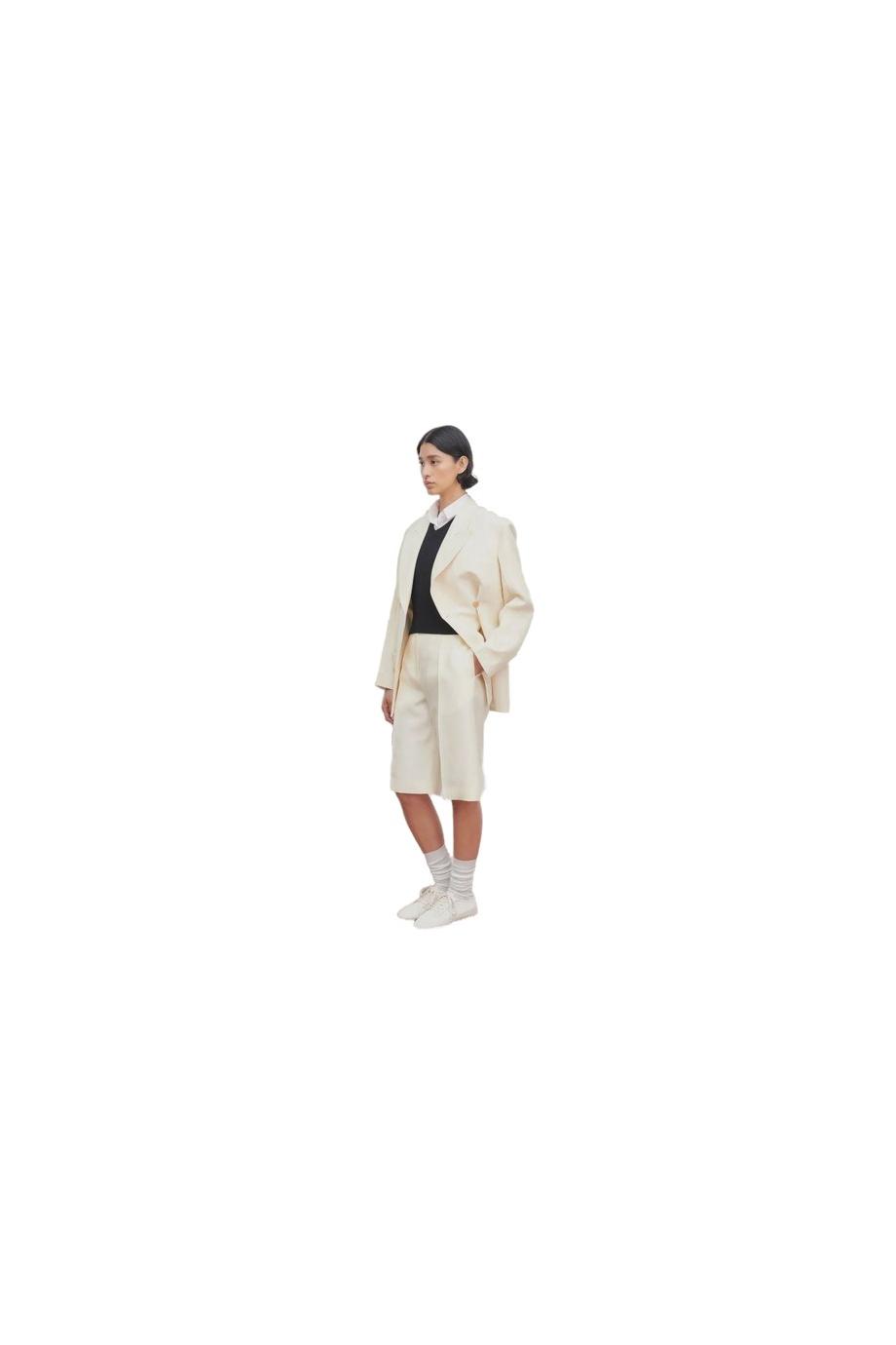 Flash wool and silk shorts 