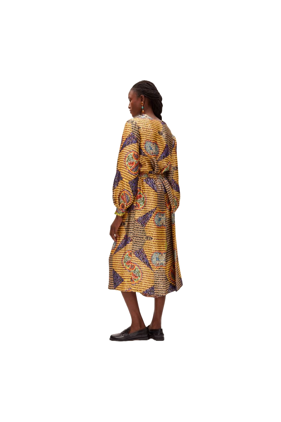 Lurex embroidered pants