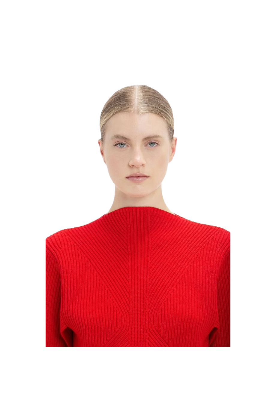 Ribbed-knit wool-blend sweater 