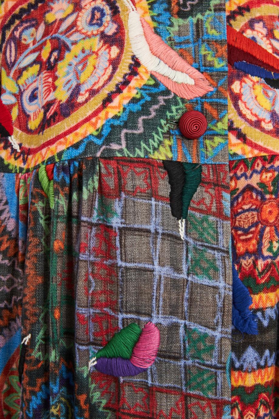 Kipos Dyo Embroidered Coat Fedora