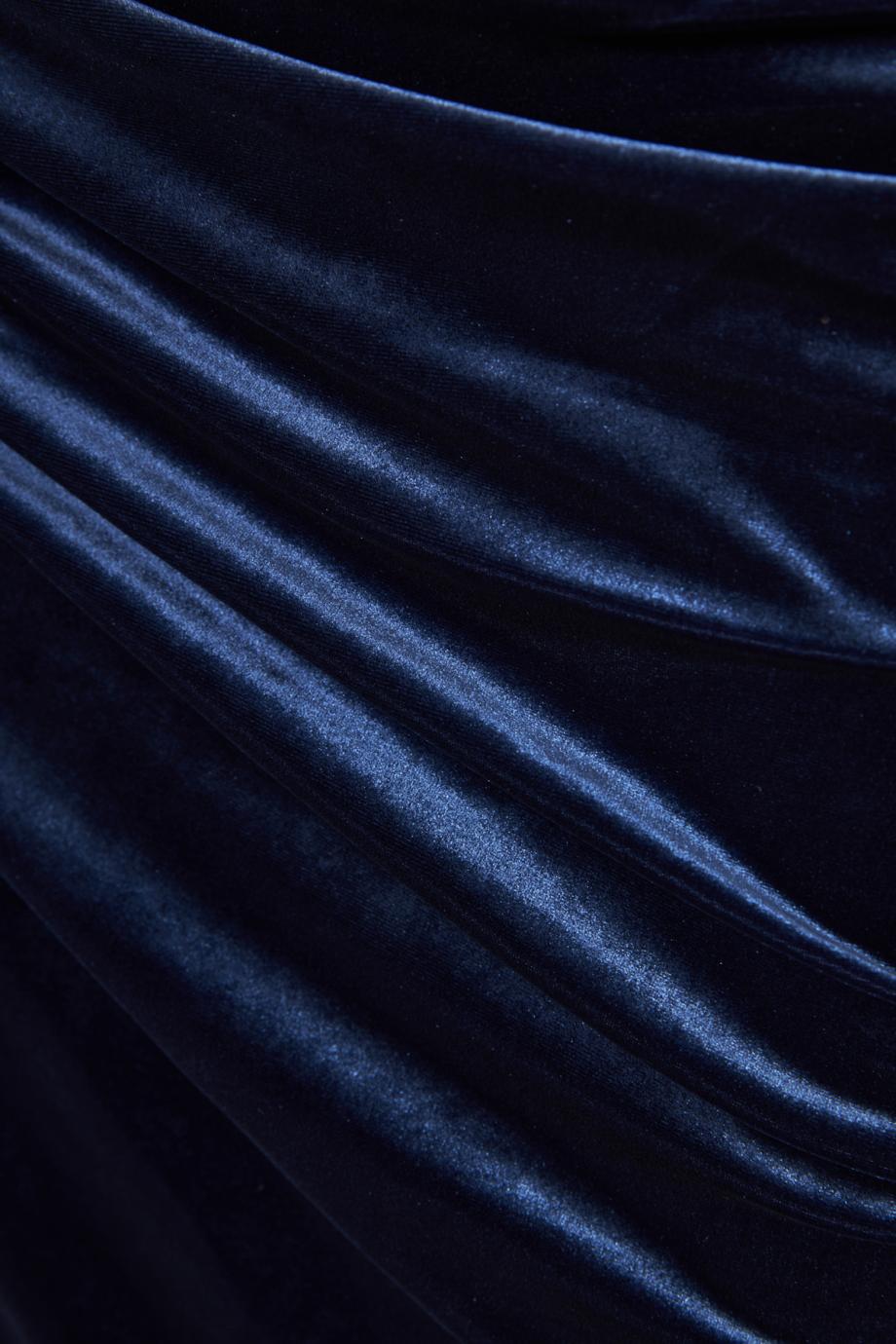 ΦΟΡΕΜΑ ZEST LS DRAPPED HIGH NECK VELOURS
