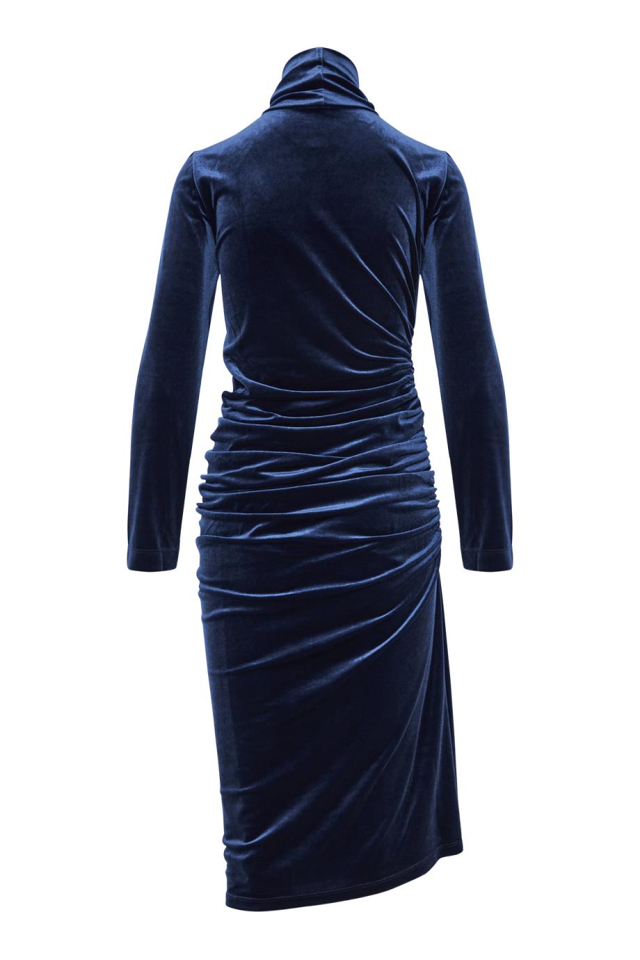 ΦΟΡΕΜΑ ZEST LS DRAPPED HIGH NECK VELOURS