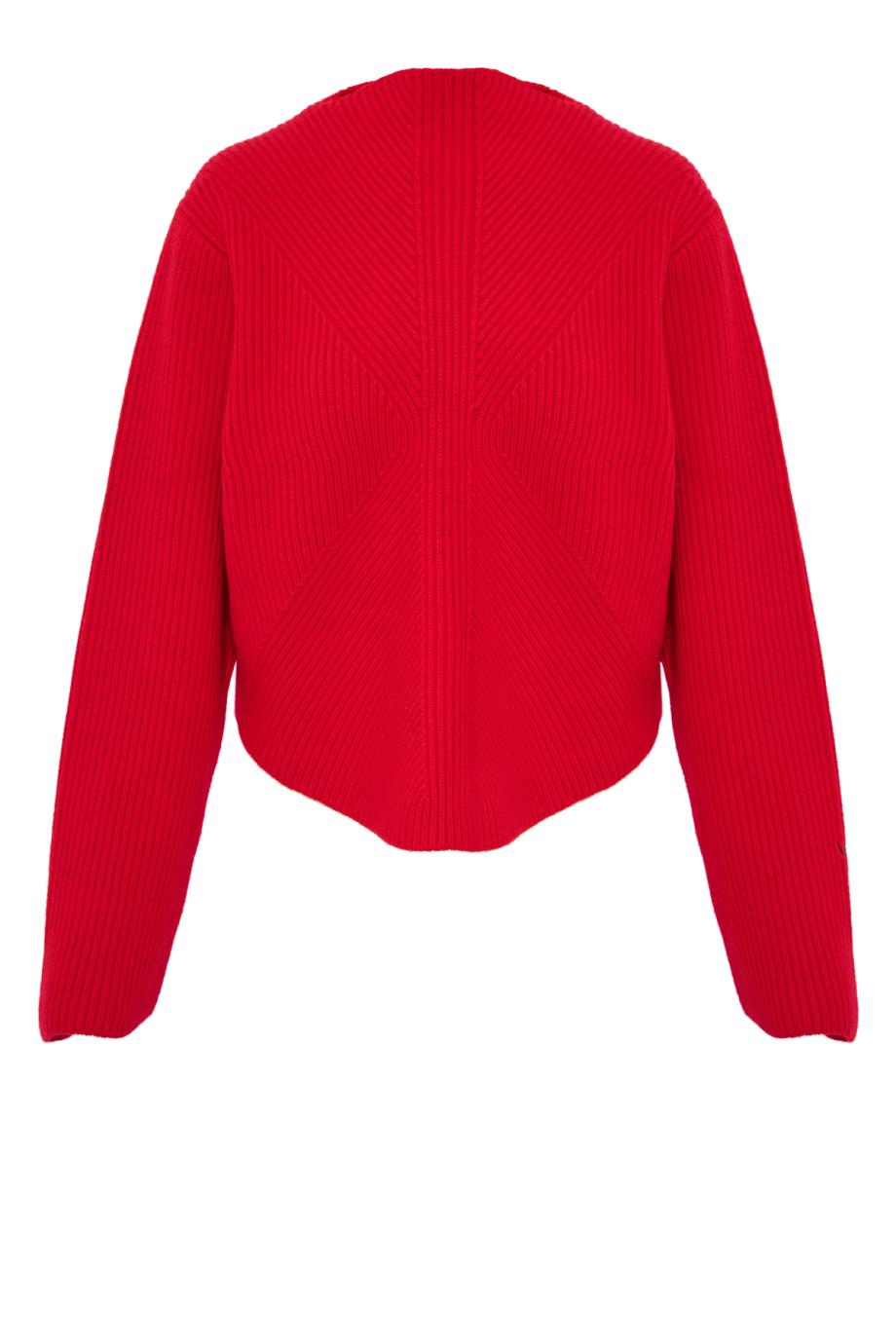 Edit Ribbed-knit wool-blend sweater 