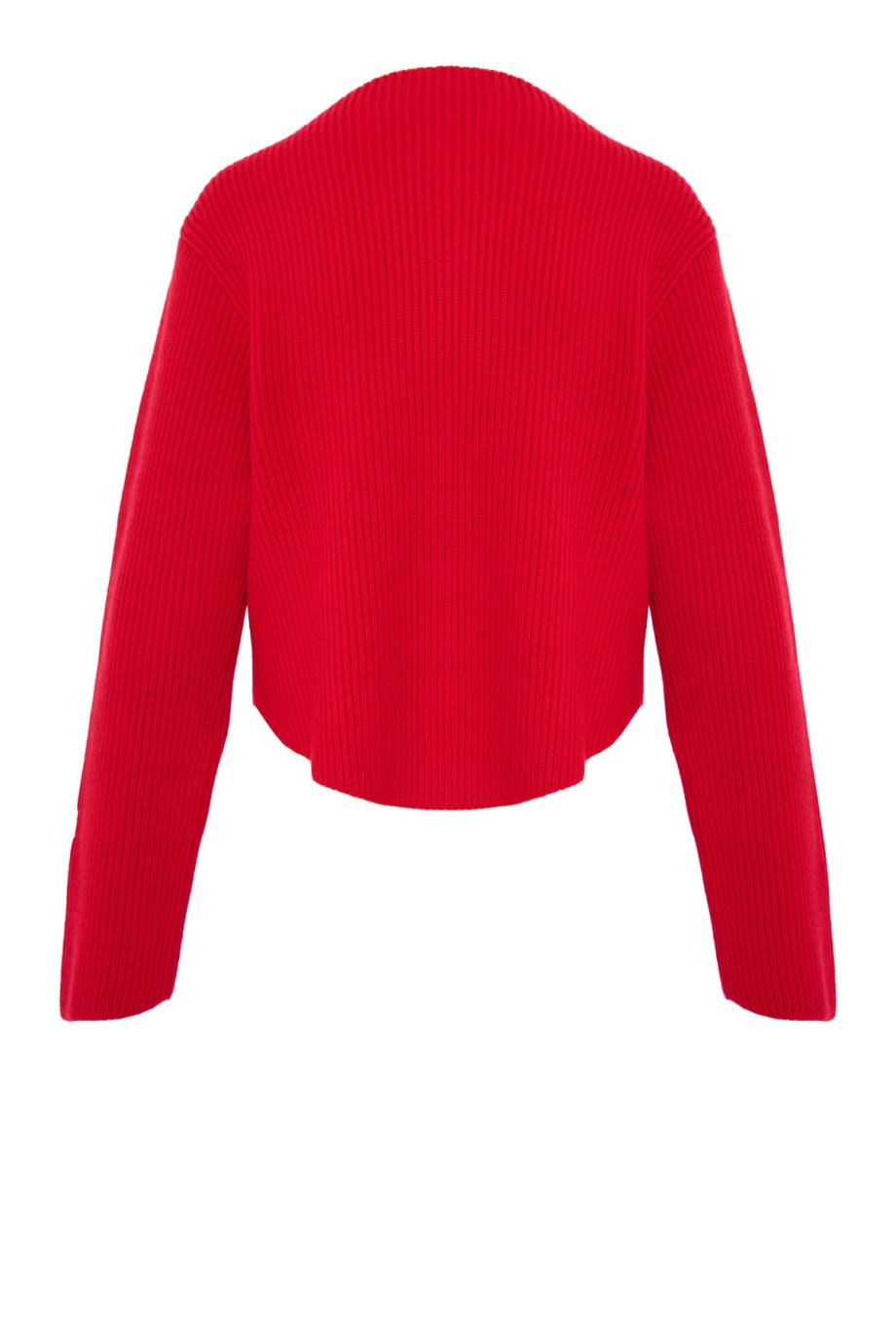 Edit Ribbed-knit wool-blend sweater 