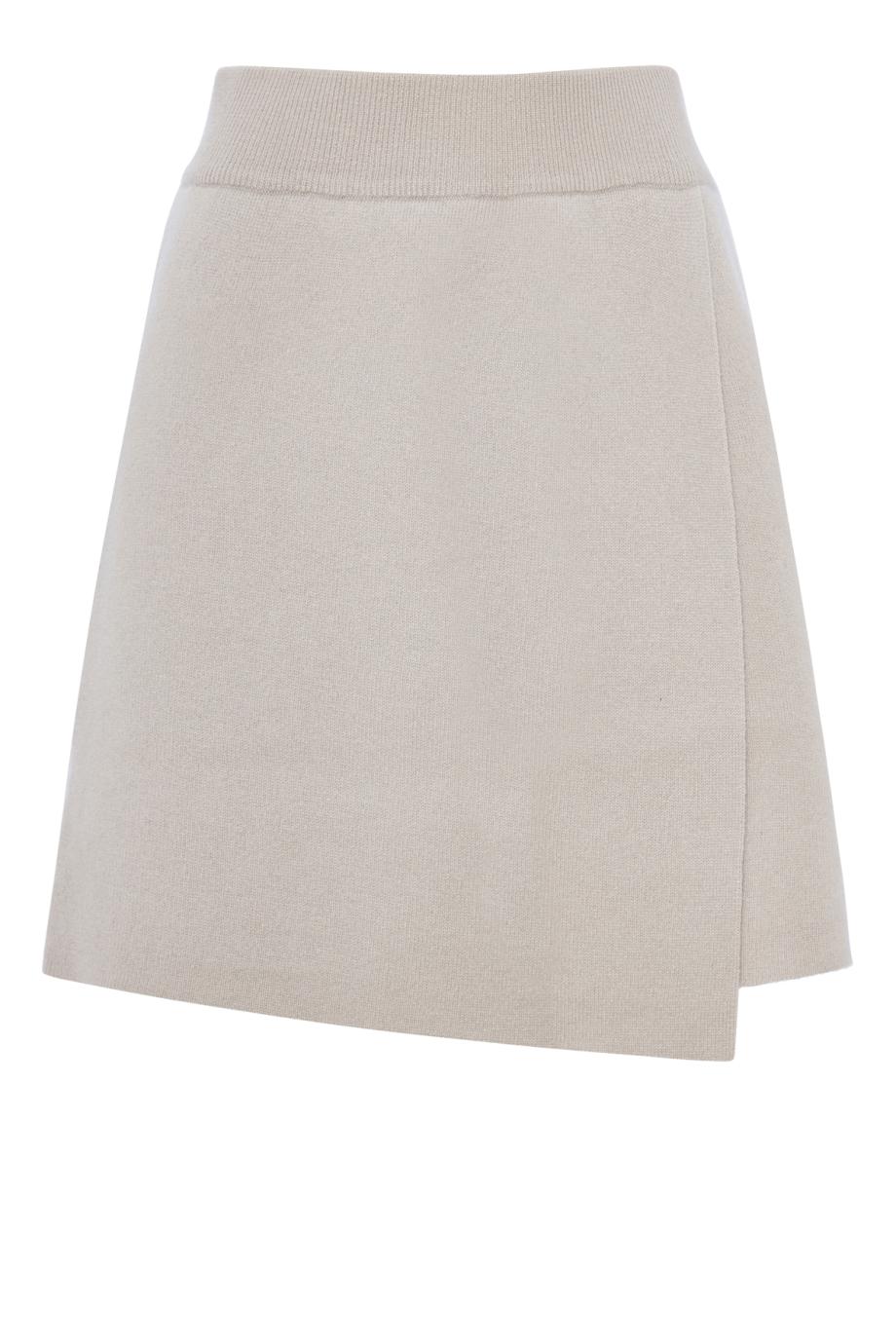 Josette cashmere wrap mini skirt 