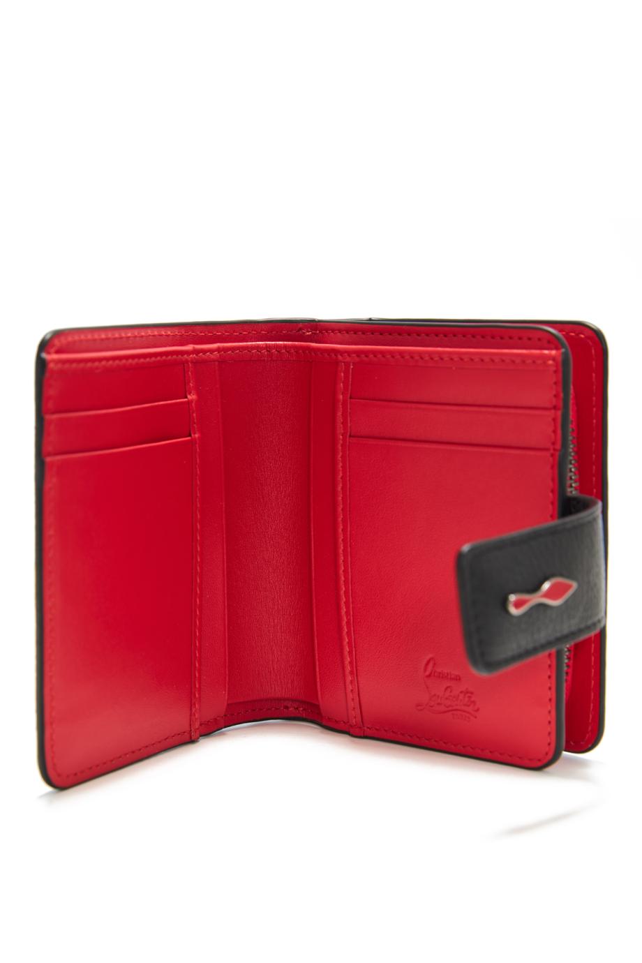 CHRISTIAN LOUBOUTIN Paloma mini embellished leather wallet - Enny 