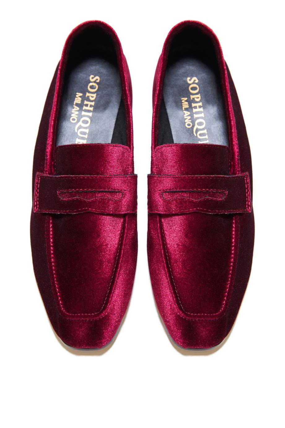 Essential Donna velvet loafers