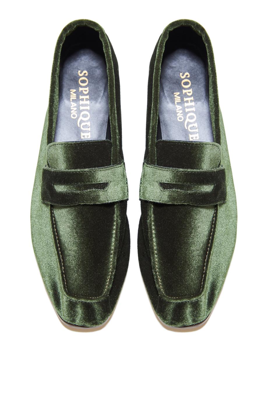 Essential Donna velvet loafers  