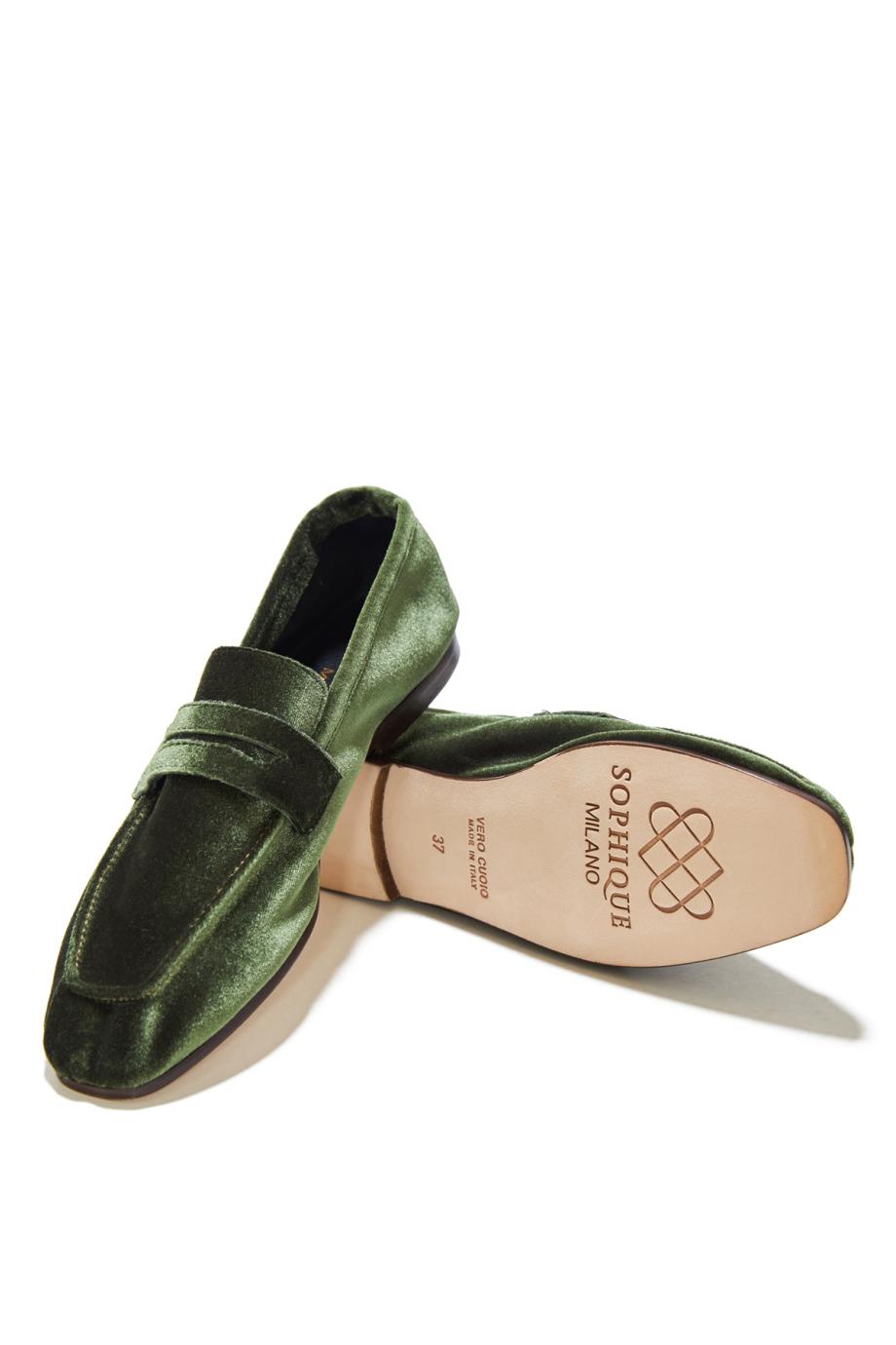 Essential Donna velvet loafers  