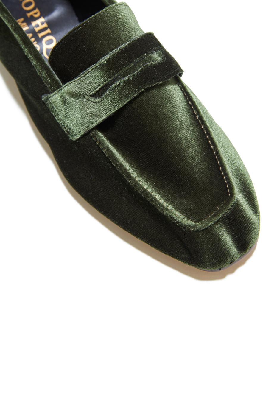 Essential Donna velvet loafers  