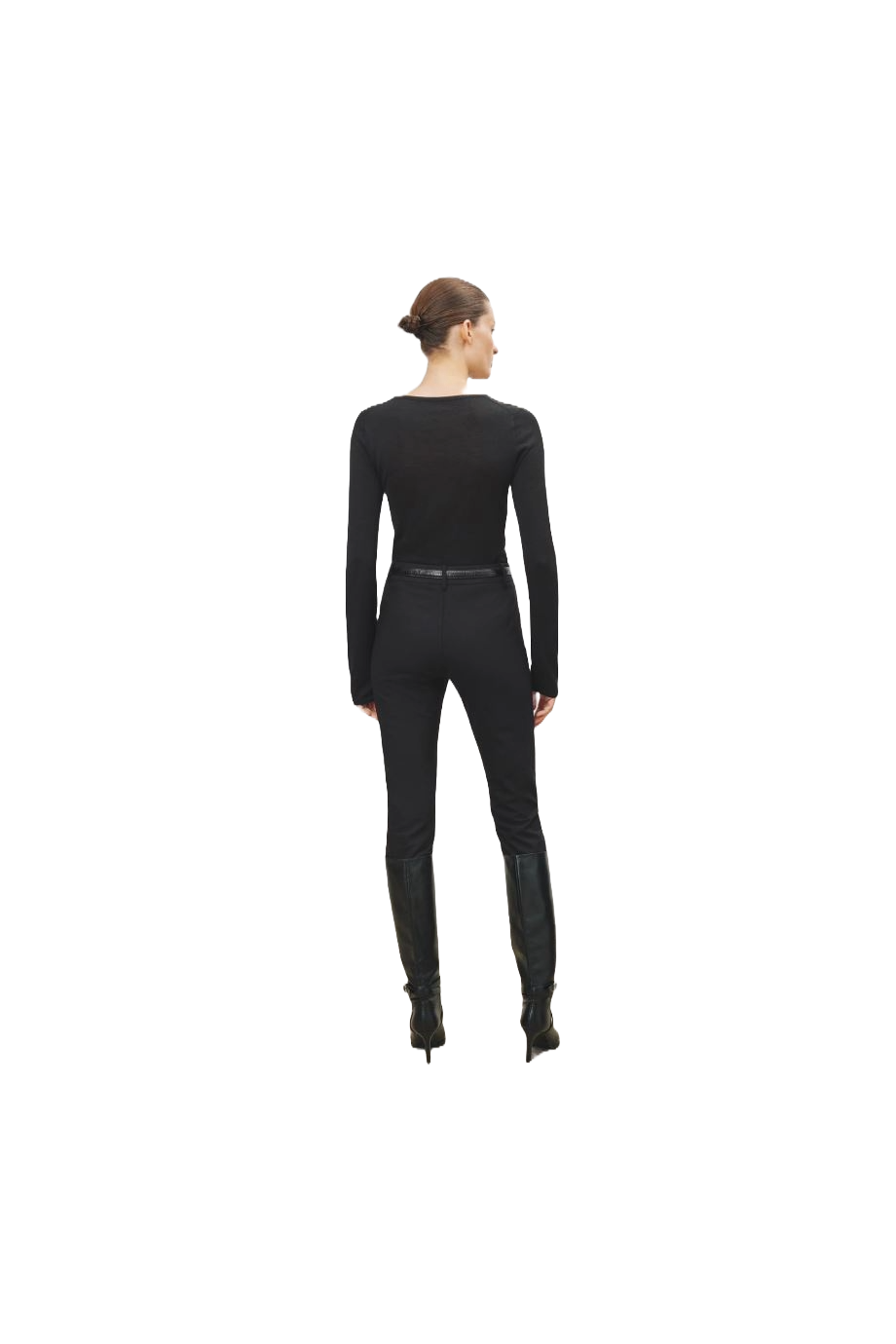 Lino wool-gabardine skinny pants