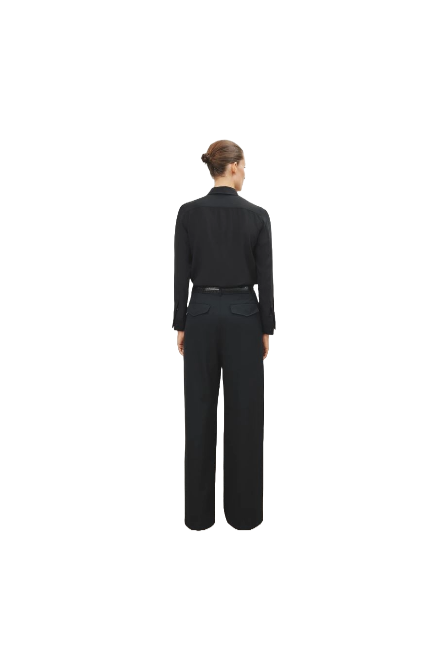 Johan wool-gabardine pants