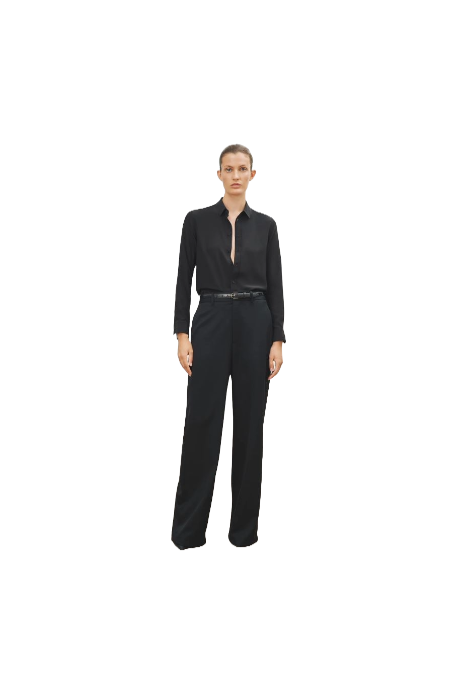 Johan wool-gabardine pants