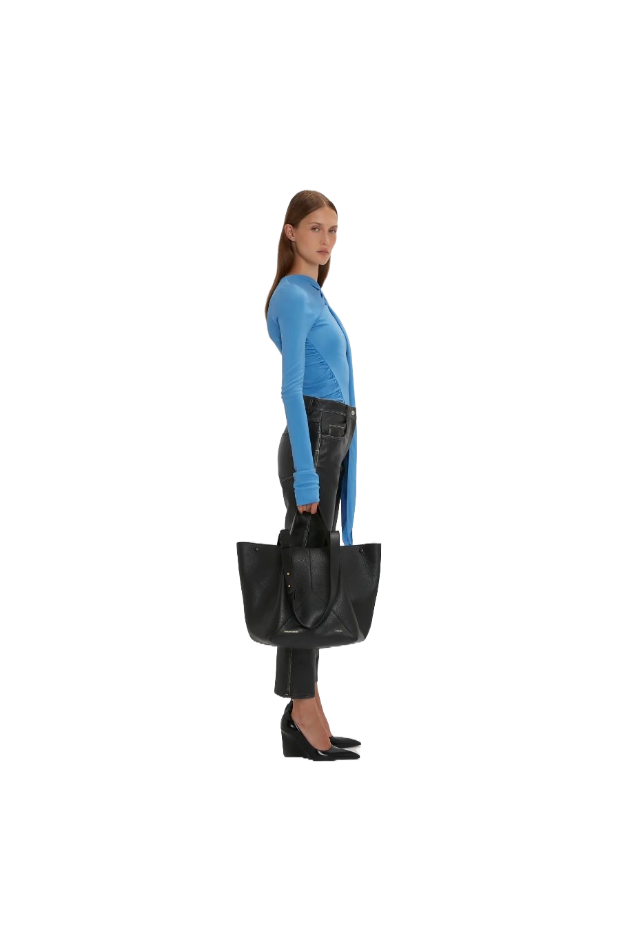 The Medium leather tote