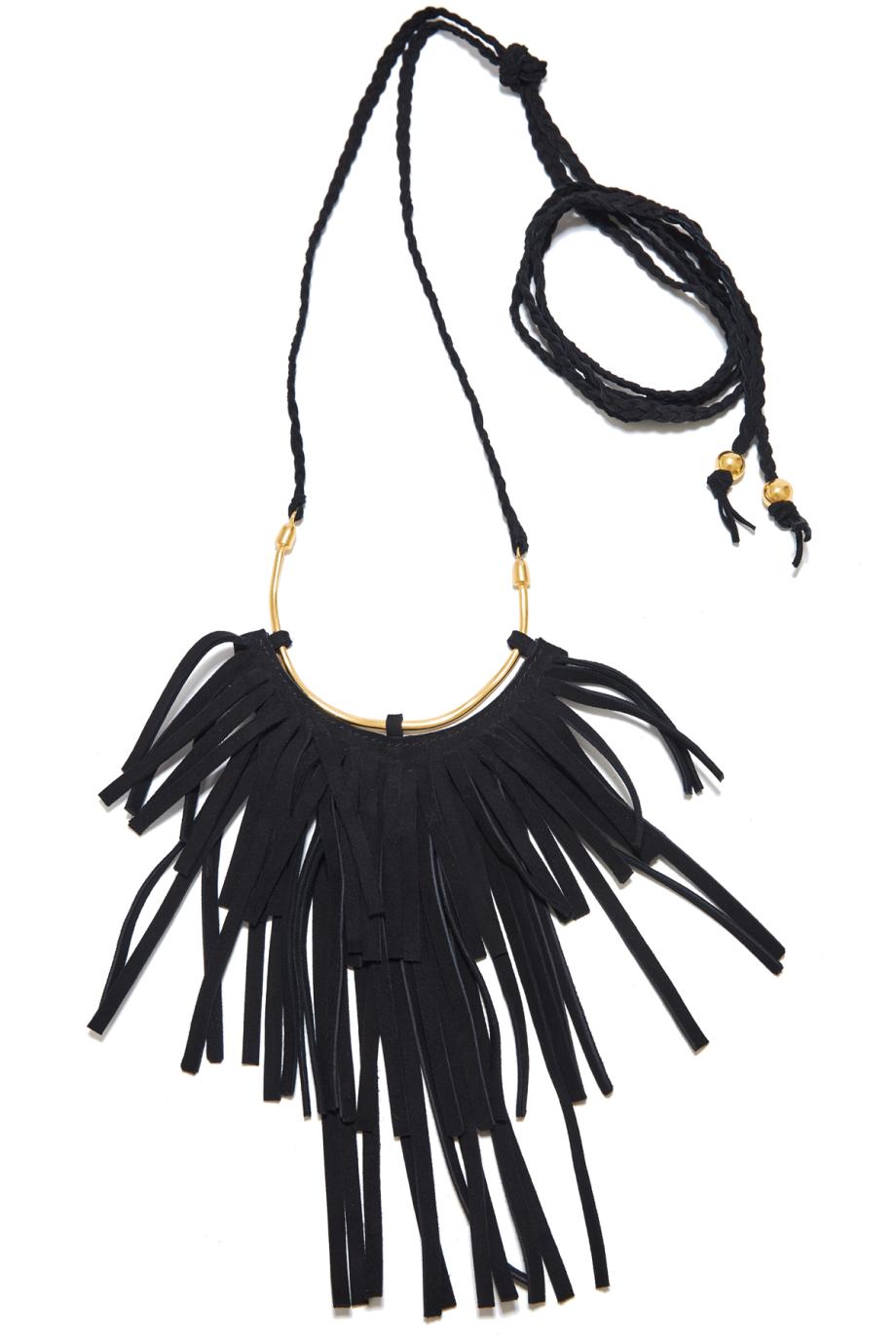 Legado Del Oeste suede necklace
