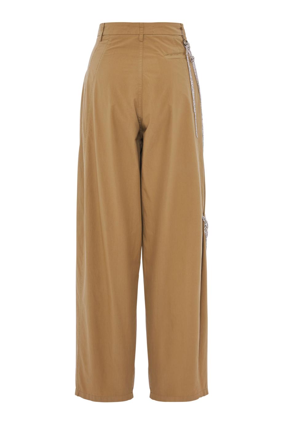 Phebe embellished cotton pants 