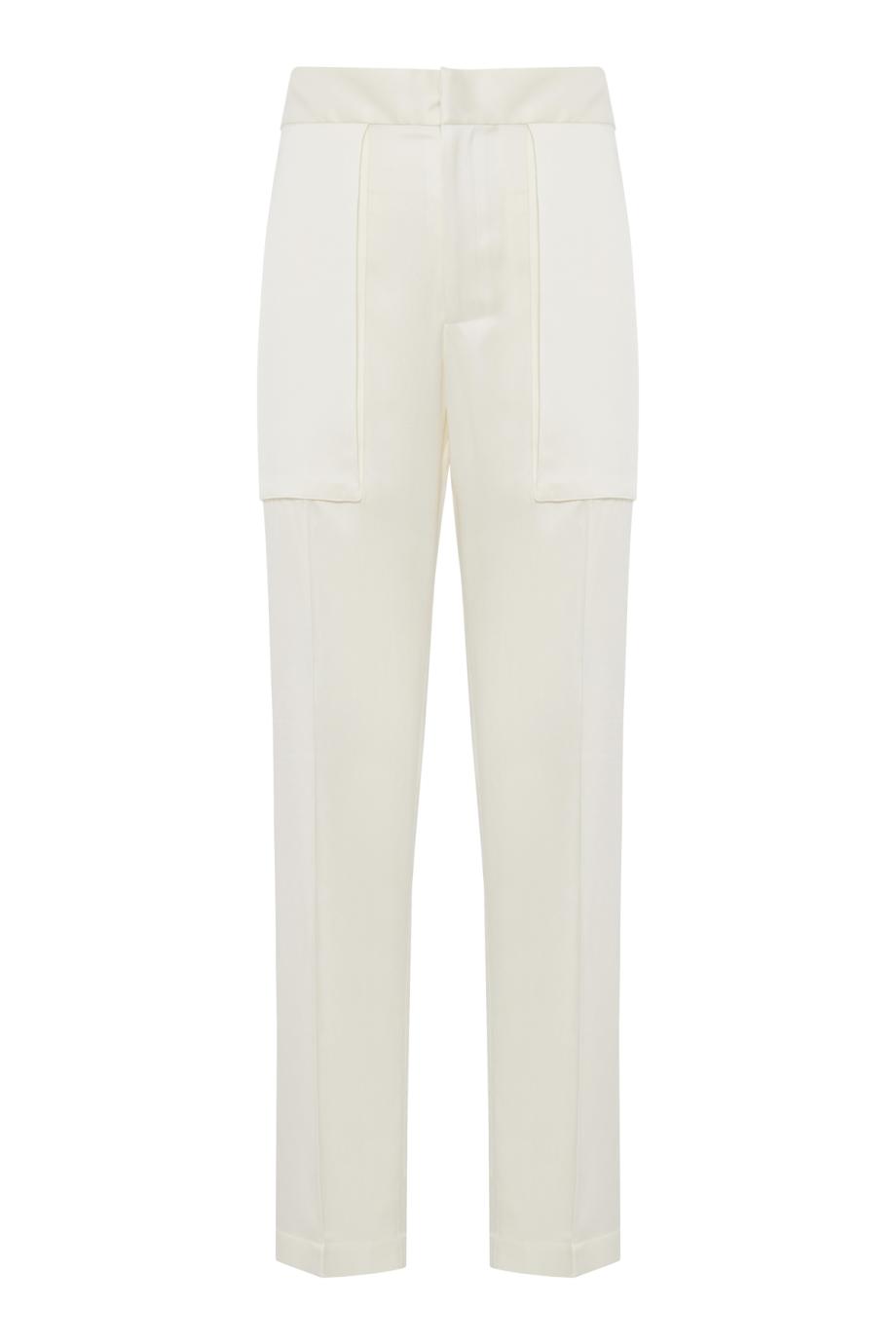 Adriana silk-blend jogger 