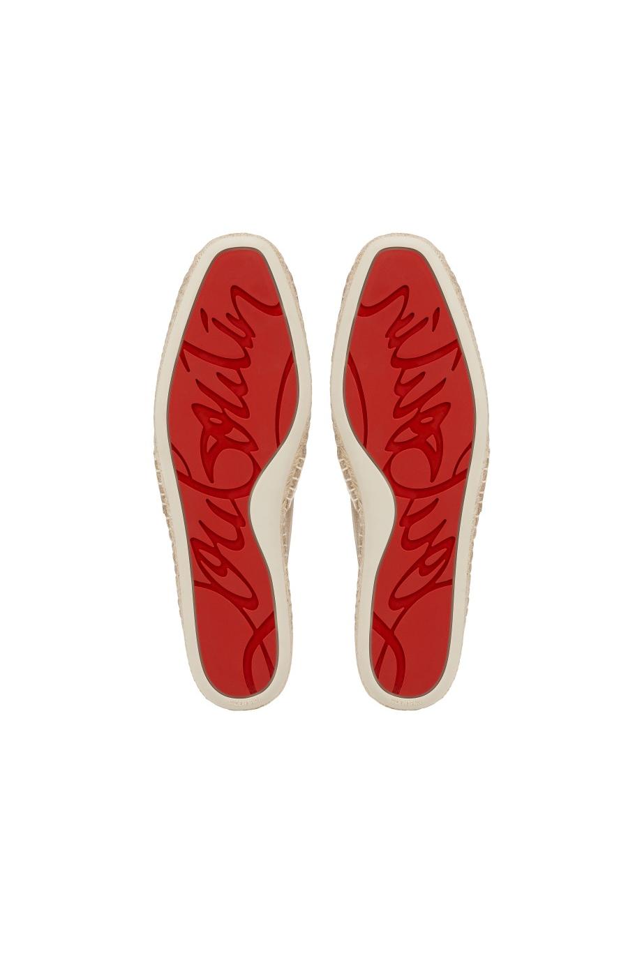 CHRISTIAN LOUBOUTIN MEN Chambespadrille suede and jute  display picture 2