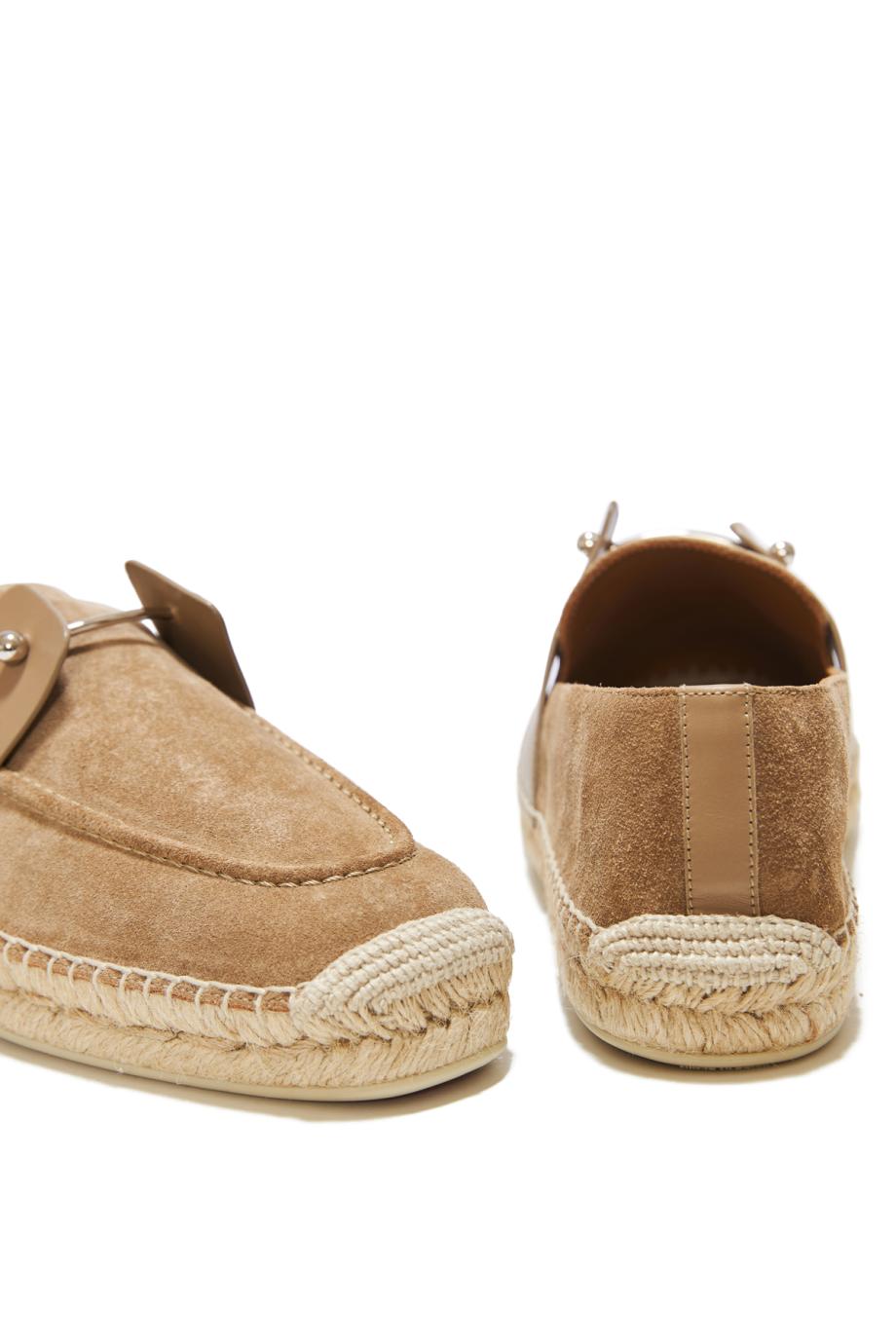 CHRISTIAN LOUBOUTIN MEN Chambespadrille suede and jute  display picture 1