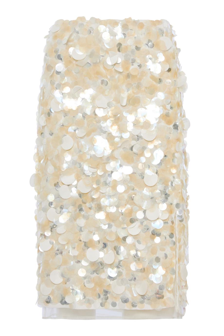 Embellished midi skirt