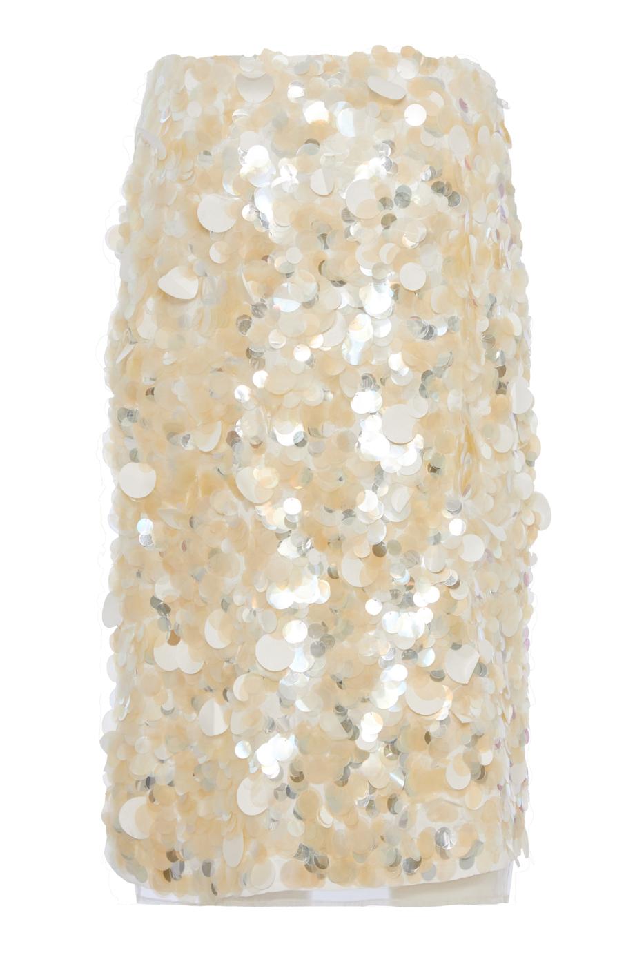 Embellished midi skirt