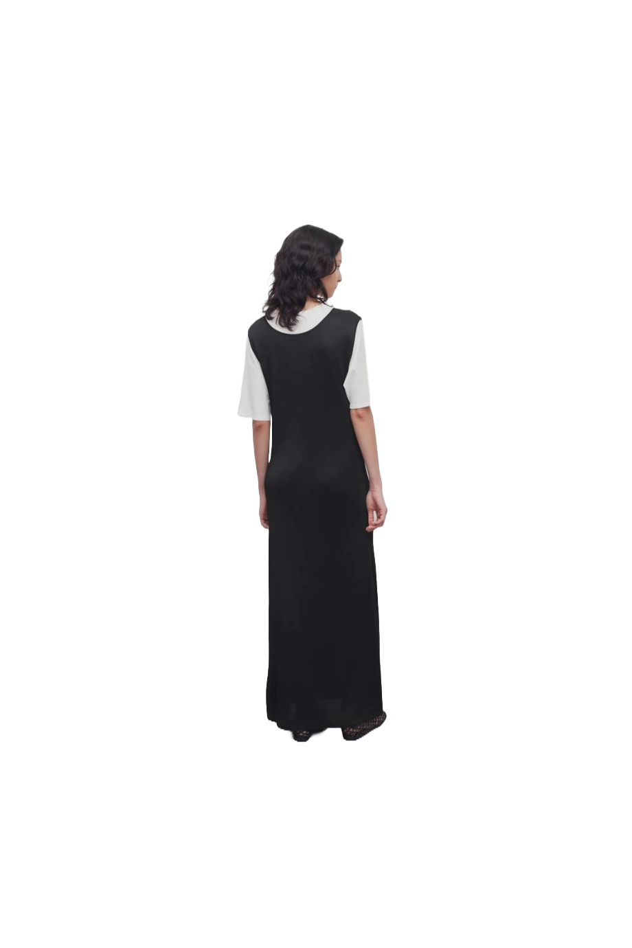Agla crepe midi dress