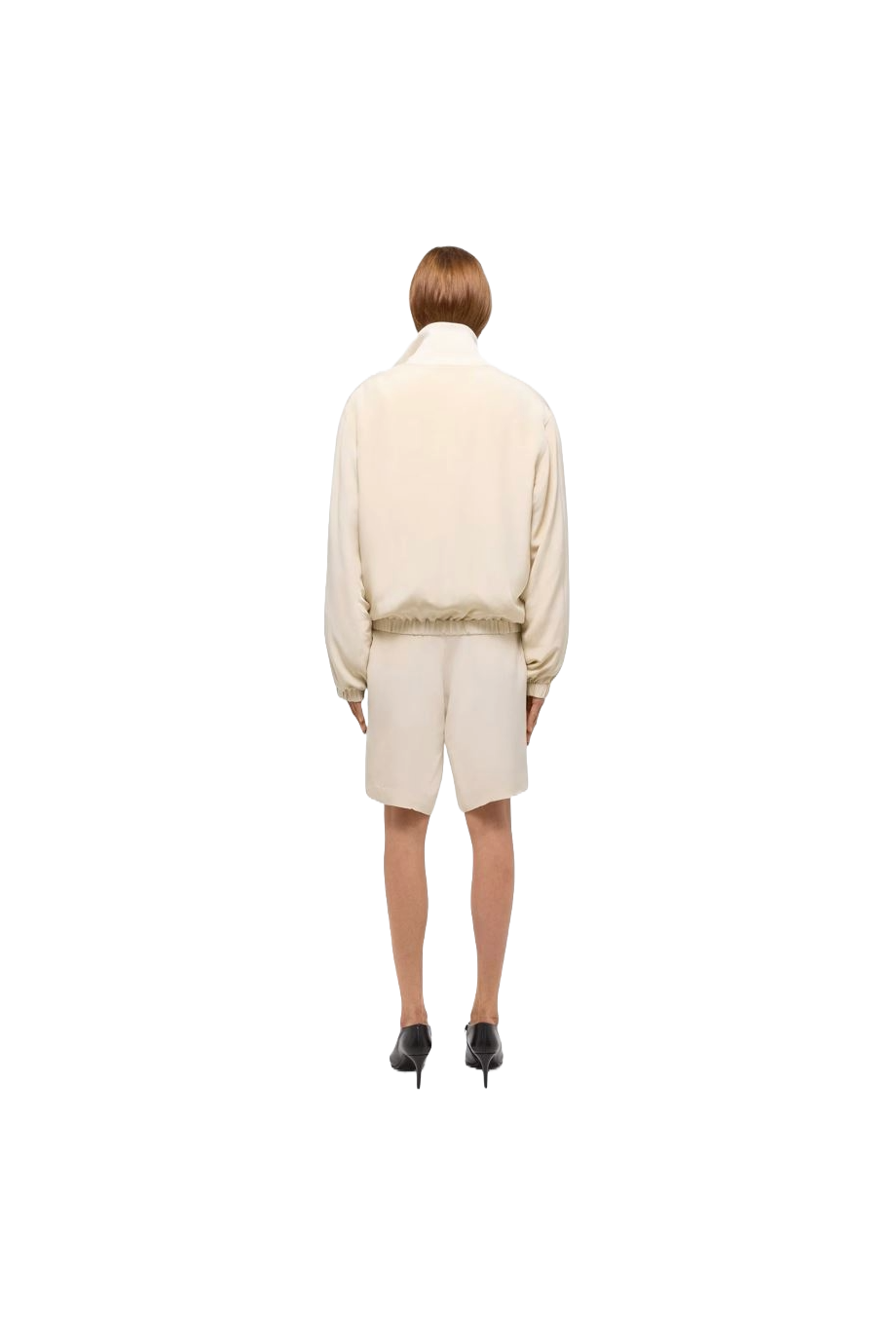 Silk bomber jacket