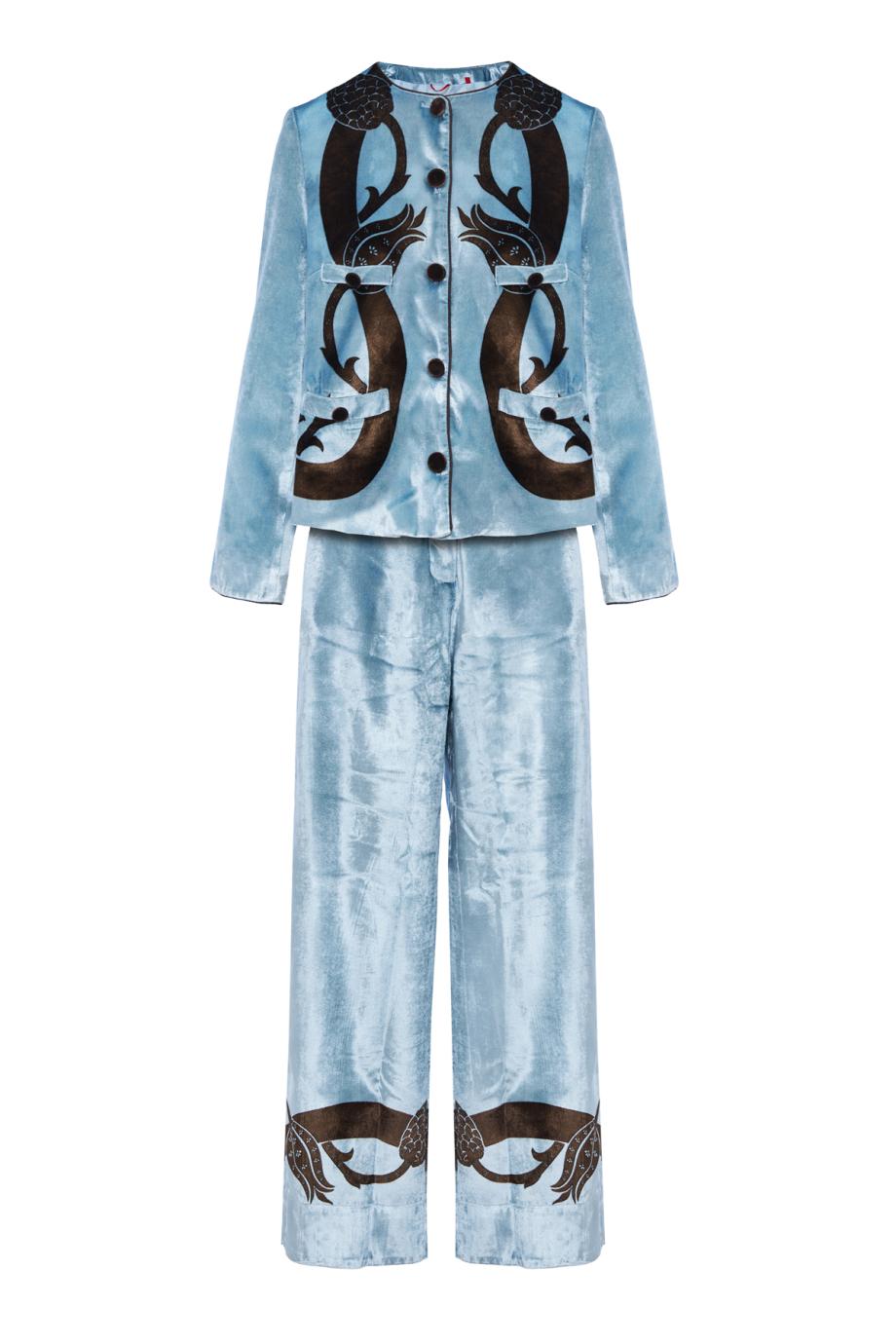Arche printed velvet pants