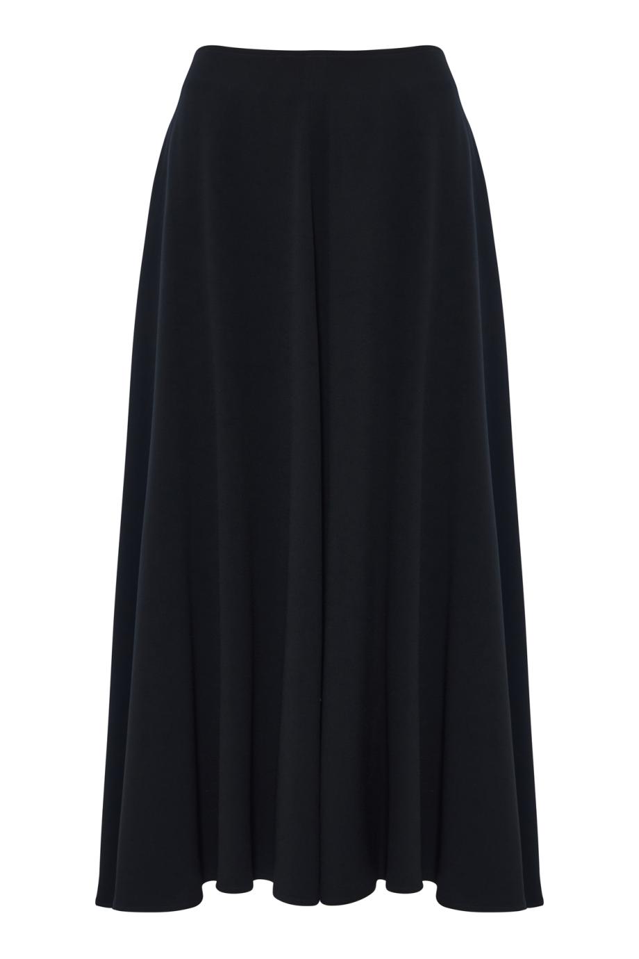 Klos crepe midi skirt 