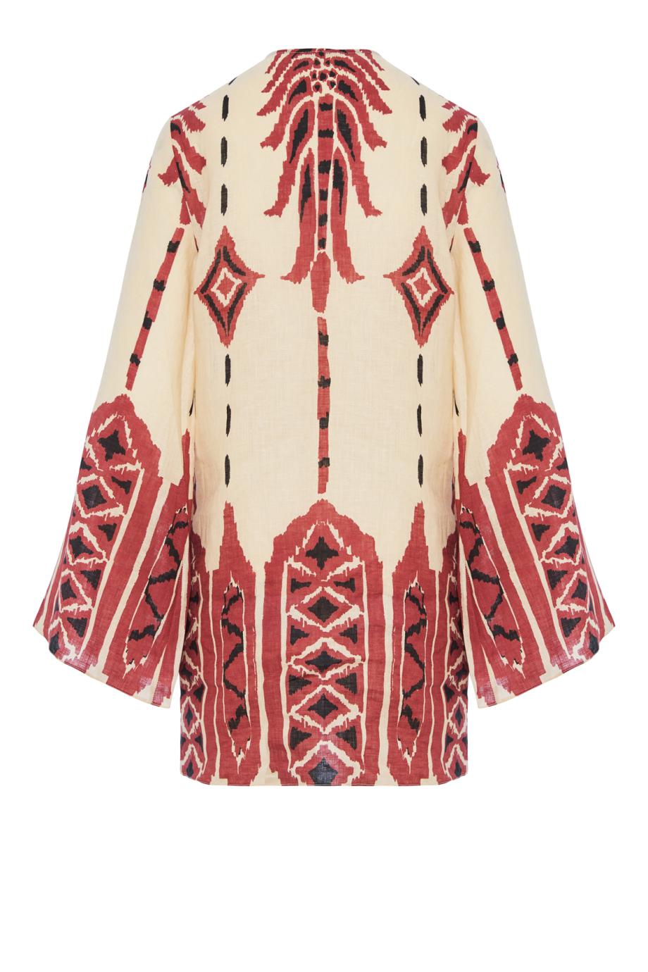 Desert Scout embroidered linen mini dressNI