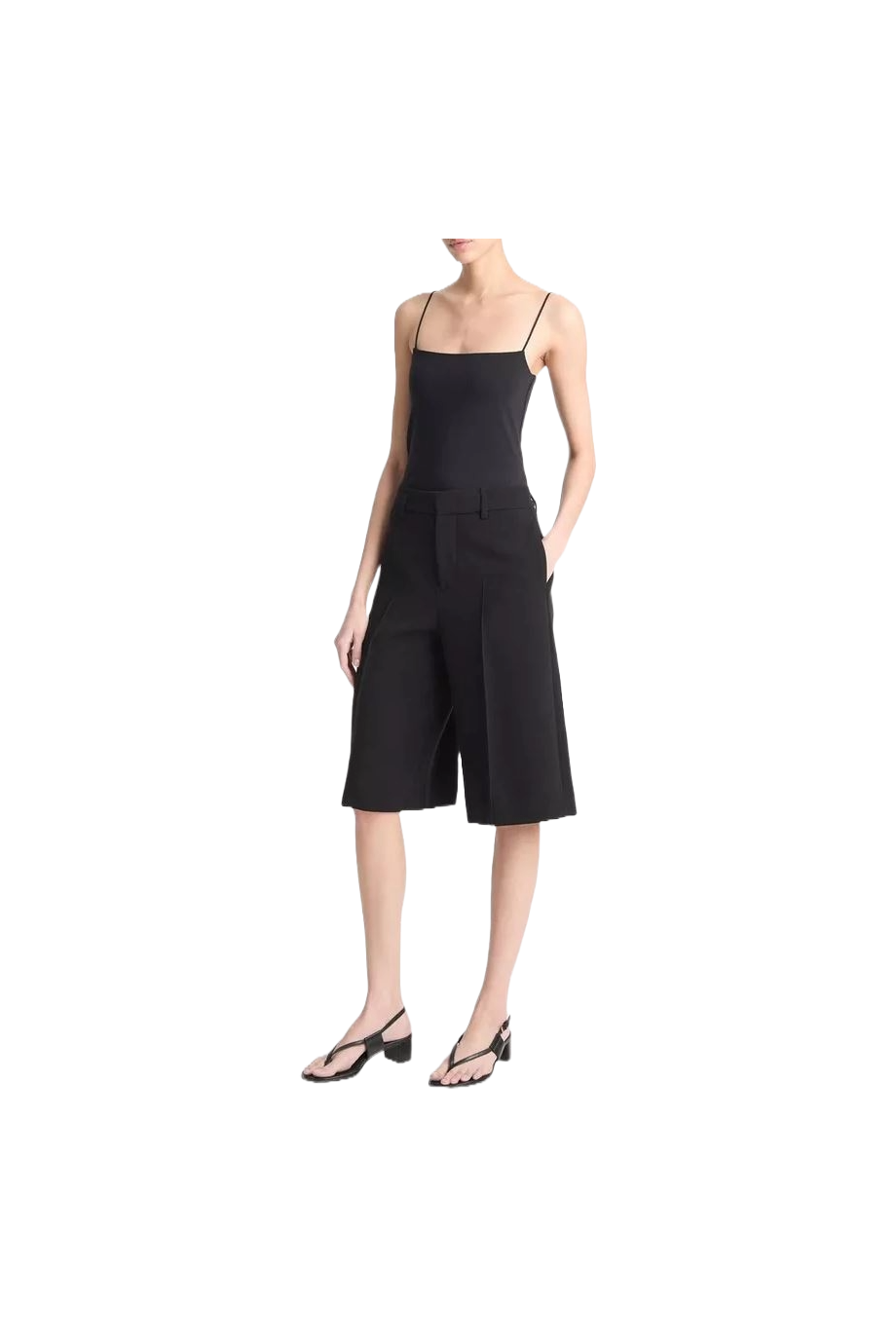 Low-Rise Pintuck Short
