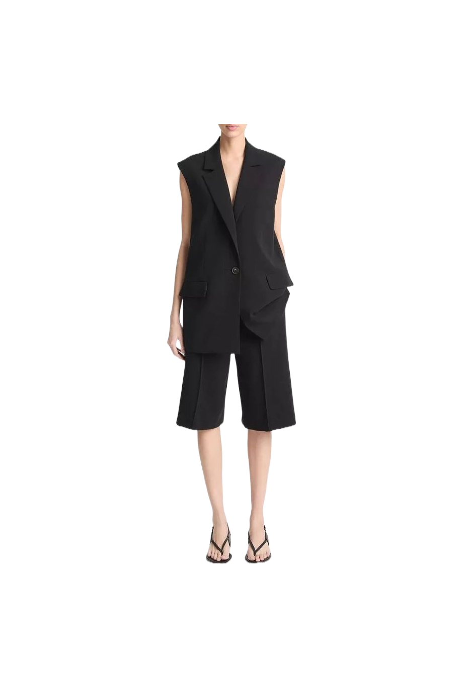 Low-Rise Pintuck Short