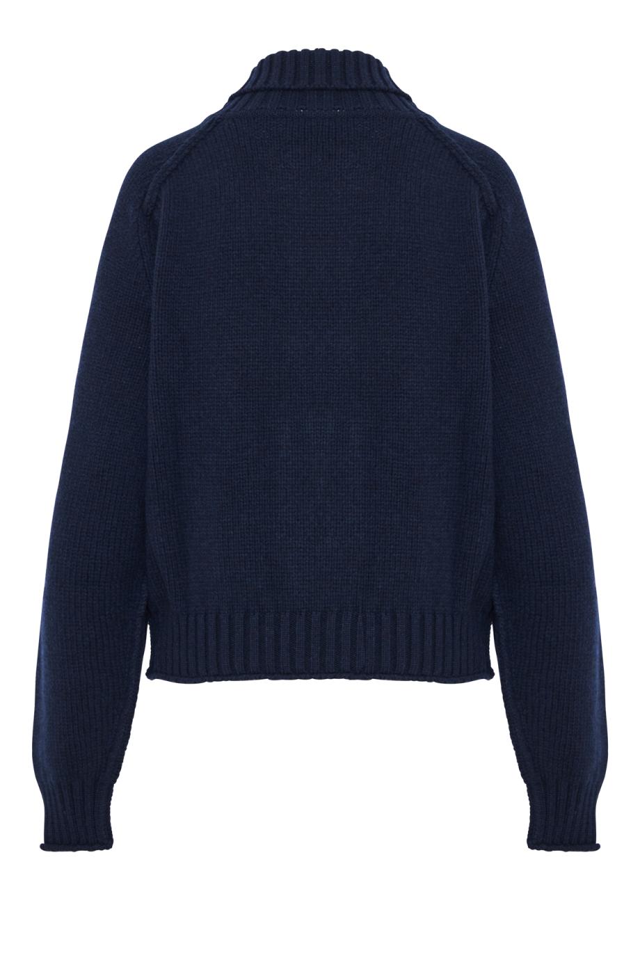 Ribbed cashmere cardigan