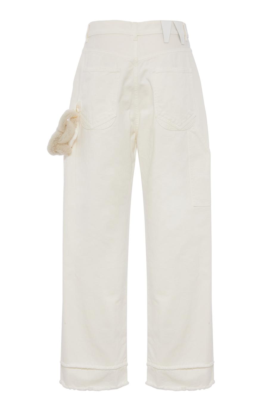 Lisa chain-detailed loose denim jeans