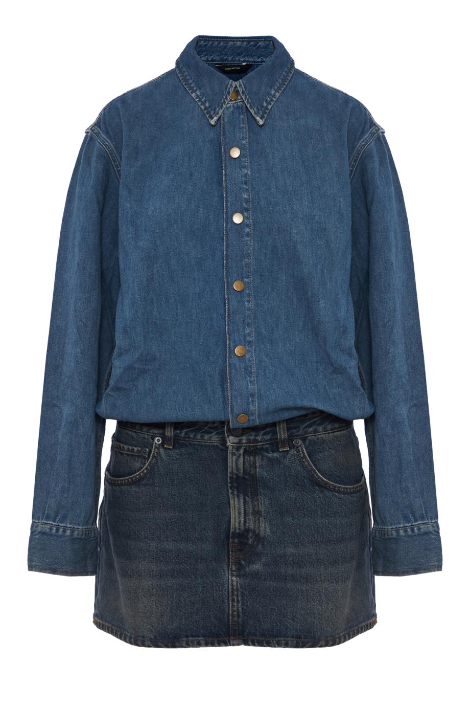 Tia 134 denim mini dress 