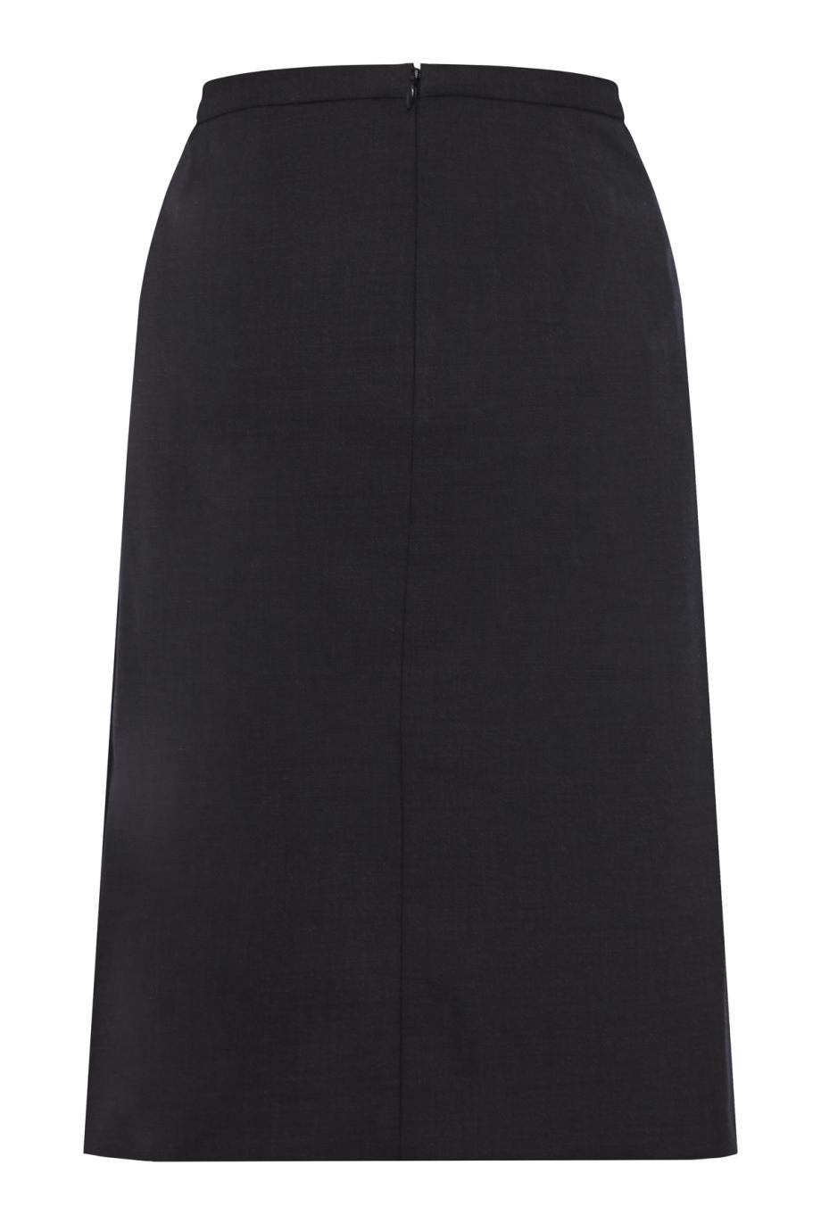 Wool-blend midi skirt 