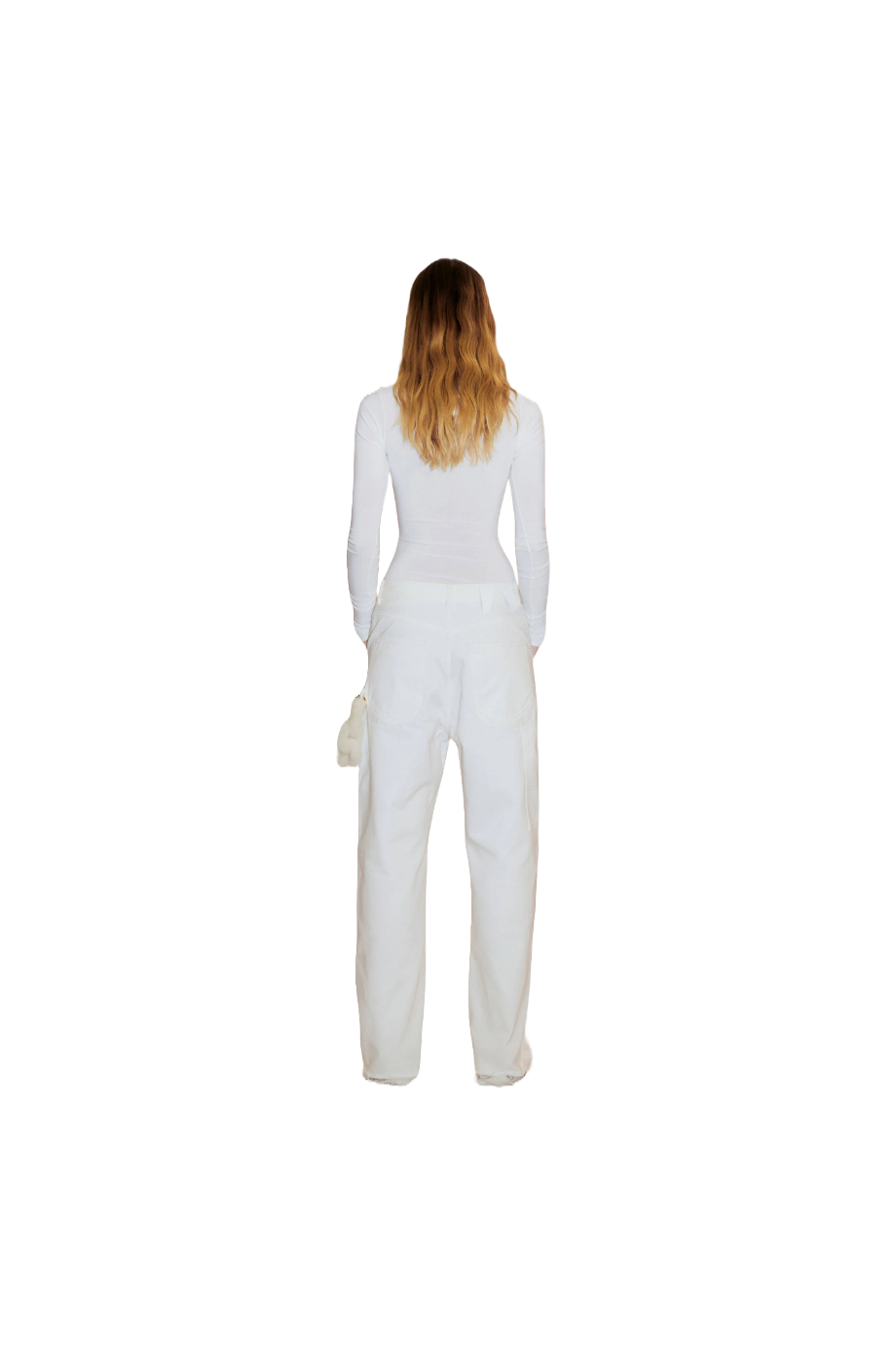 Lisa chain-detailed loose denim jeans