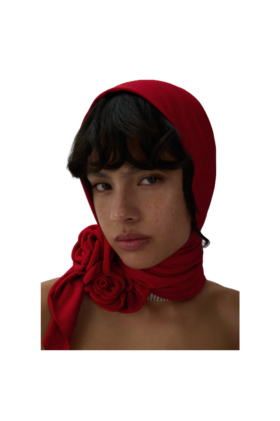 Embellished jersey head cover
