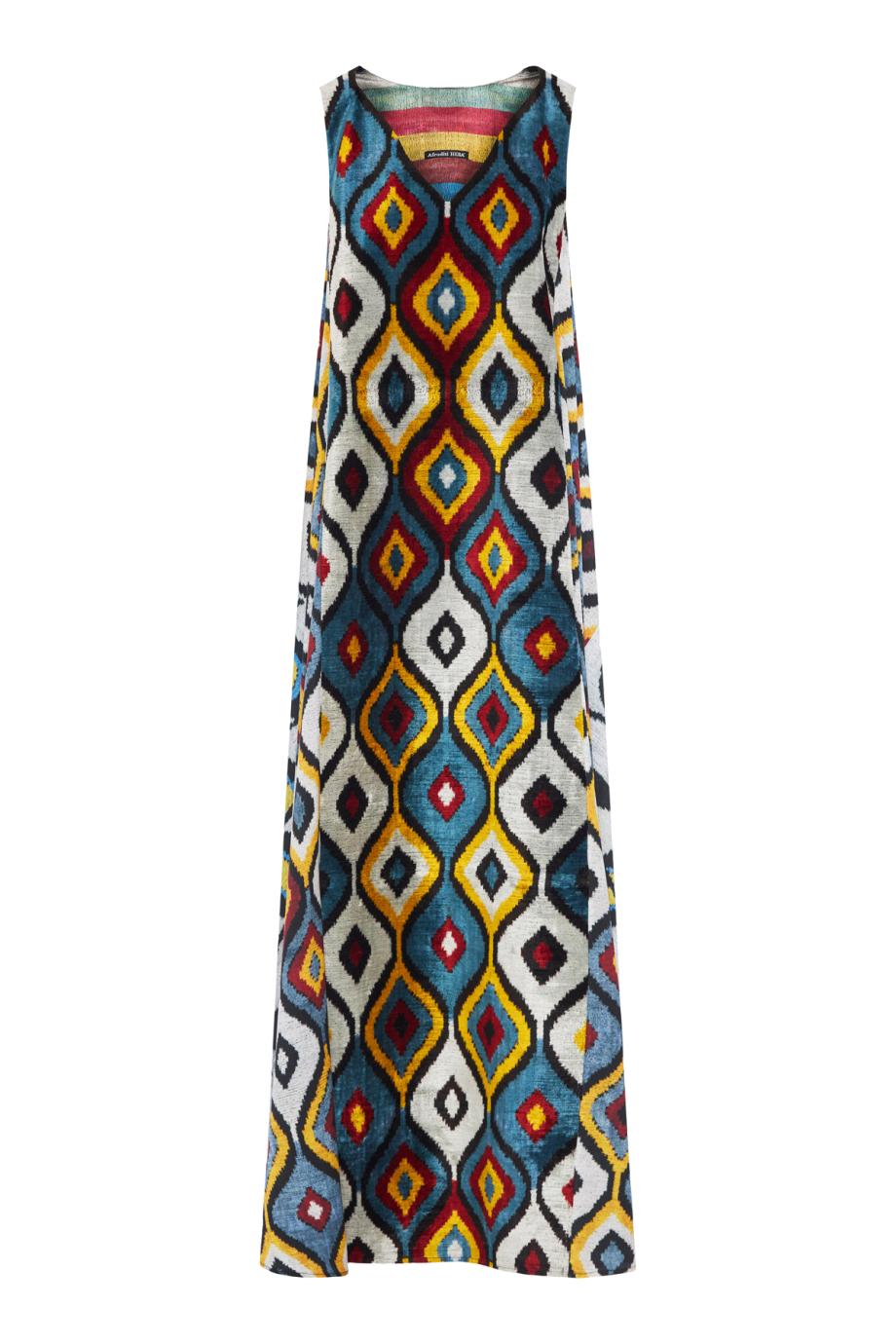 08 embroided silk kaftan