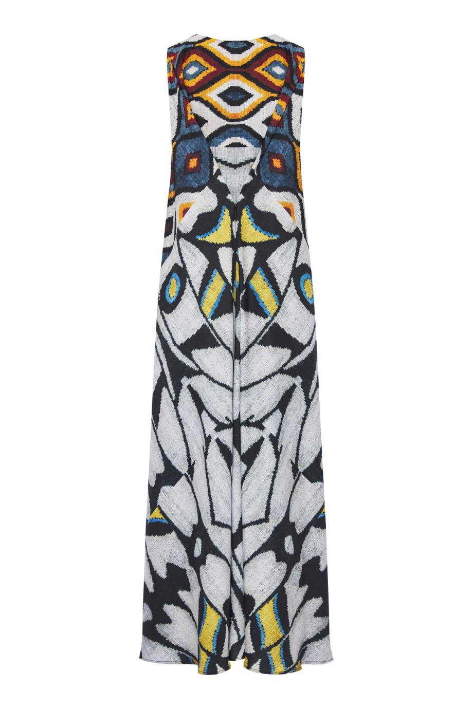 08 embroided silk kaftan