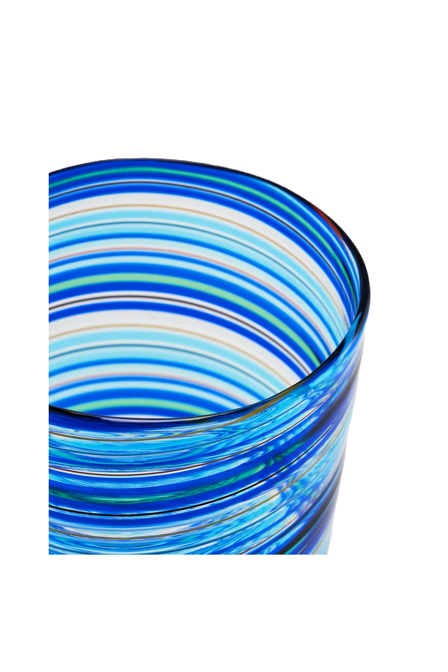 Rainbow Blue Swirl Tumbler